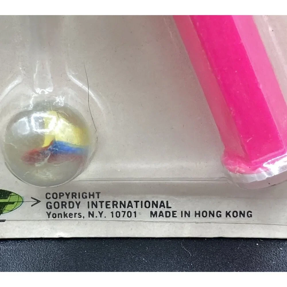 Gordy International Kaleidoscope Marbles Made in Hong Kong NOS # 268 Vintage
